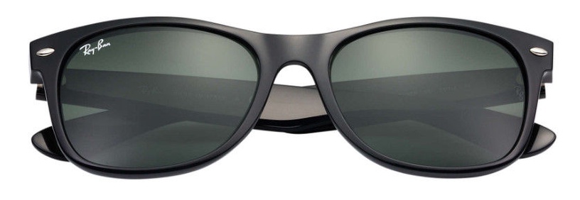 Akiniai nuo saulės kasdieniai Ray-Ban New Wayfarer Classic RB2132 901 52-18, 52 mm, juoda