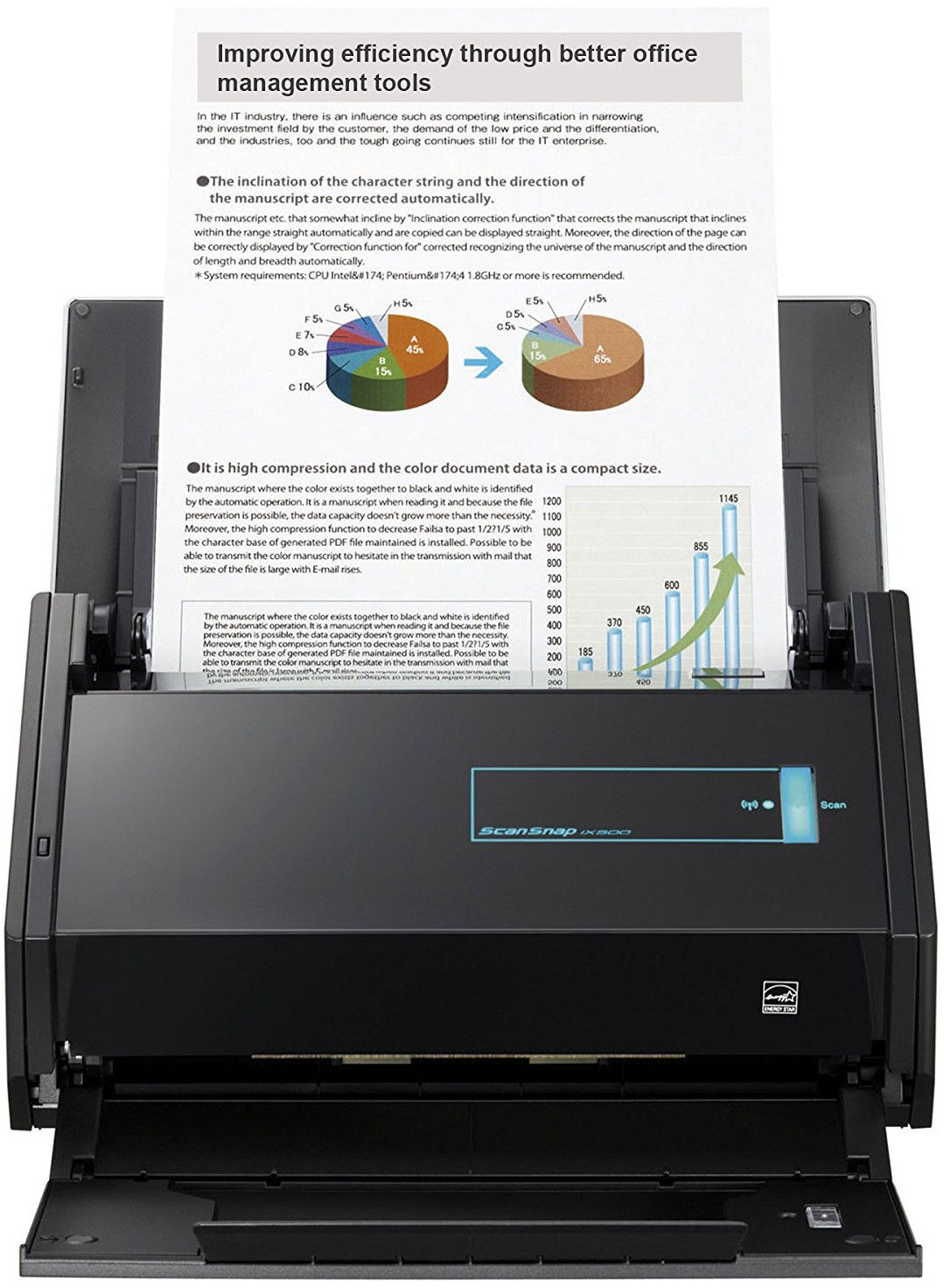 Skeneris Fujitsu ScanSnap iX500, CIS - Senukai.lt