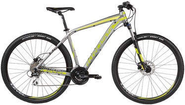 Dviratis Kross Level B2 L 29" Graphite Lime Black Matte 17