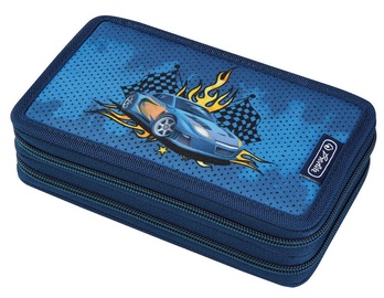 Pinal Herlitz Double Pencil Case 23Pcs Race Car