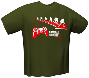 GamersWear Gamepad Dribbler T-Shirt Olive L