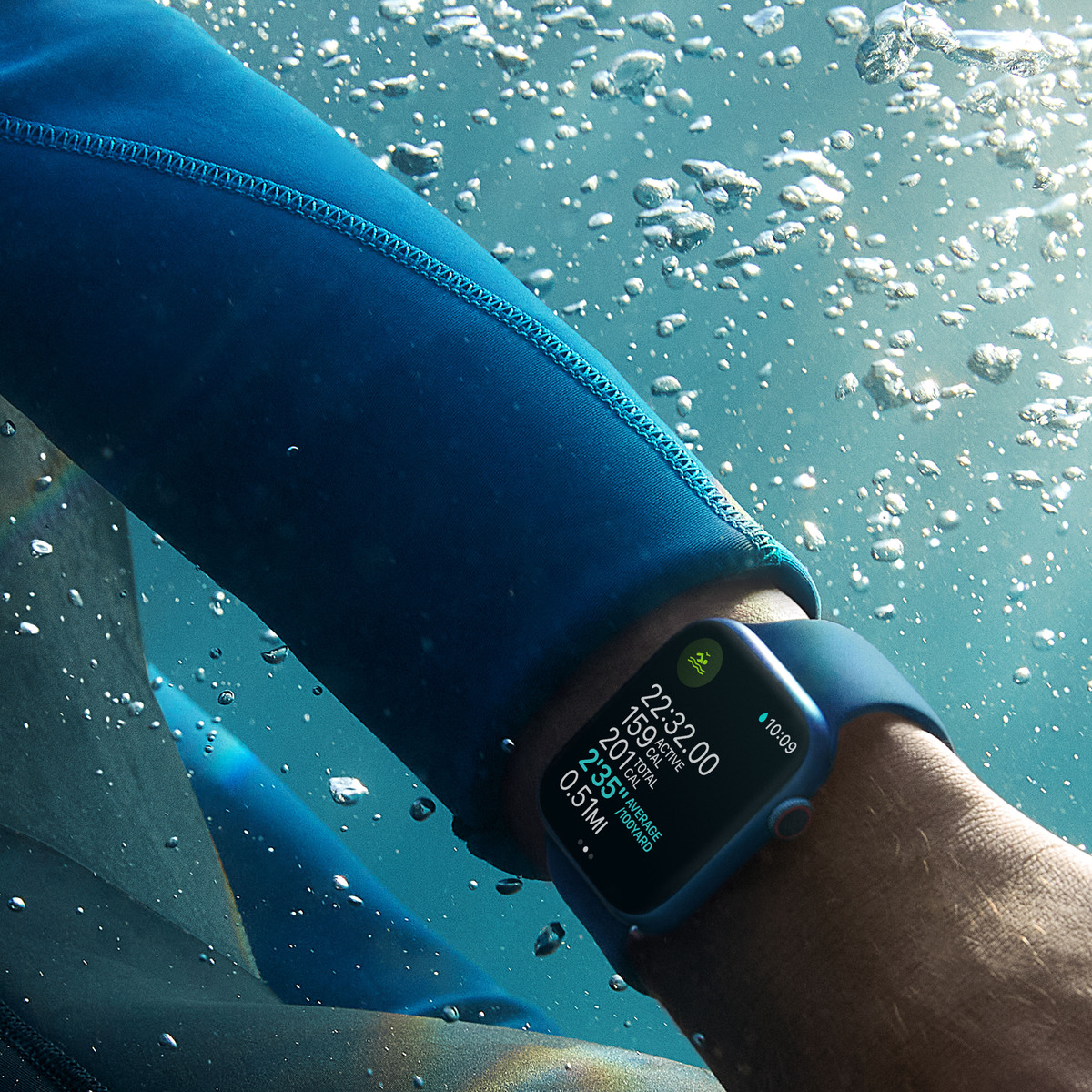Išmanusis laikrodis Apple Watch Series 7 GPS, 45mm Midnight 