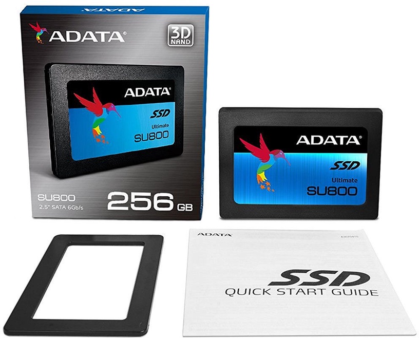 Cietais disks (SSD) Adata Ultimate SU800 ASU800SS-256GT-C, 2.5", 256 GB