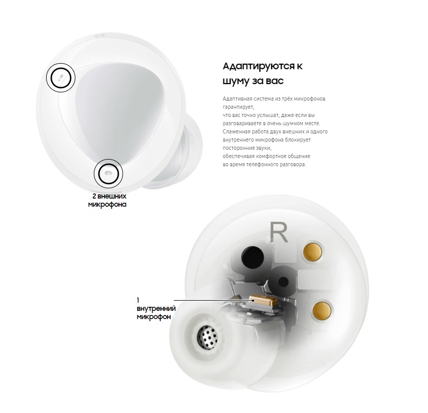 Беспроводные наушники Samsung Galaxy Buds Plus SM-R175, черный - 1a.ee