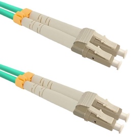 Qoltec Fiber Optic Cable Multimode LC/UPC to LC/UPC 50/125 OM4 3m