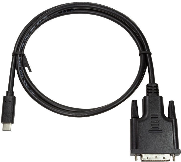 Провод Logilink USB 3.2 Gen1x1 USB-C To DVI USB-C, DVI, 3 м, черный