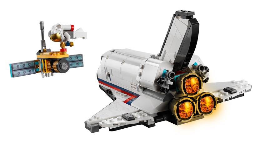 Конструктор LEGO Creator Приключения на космическом шаттле 31117, 486 шт.