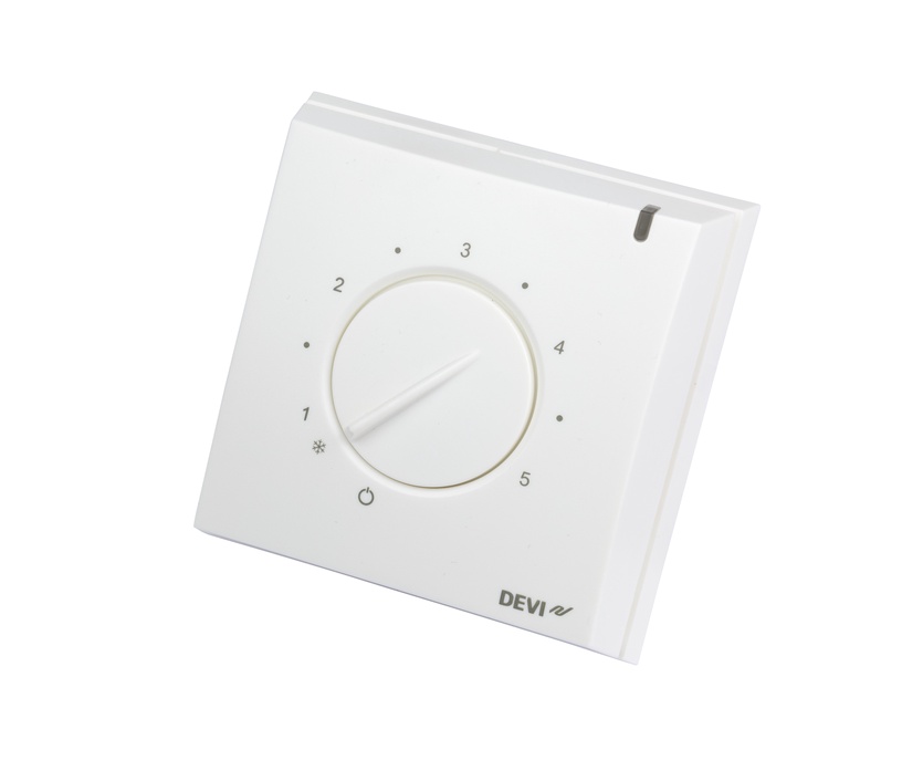 Термостат Devi 140F1010, навесной, белый, 8.2 см, 5 - 45 °С