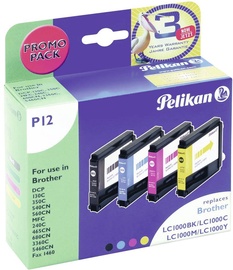 Кассета для принтера Pelikan, черный/желтый/голубой/фуксия (magenta)