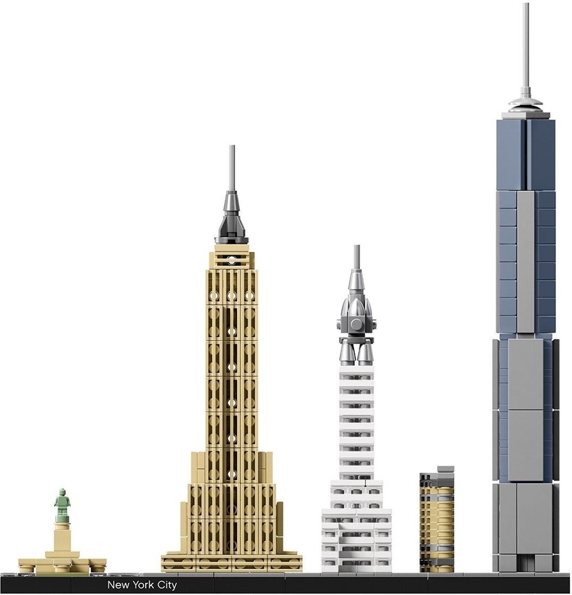 Конструктор LEGO Architecture Нью-Йорк 21028, 598 шт.