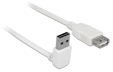 Delock Cable Angled USB 2.0 / USB 2.0 White 5m