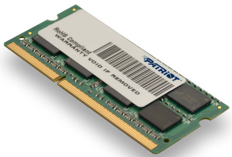 Operatyvioji atmintis (RAM) Patriot PSD38G1600L2S, DDR3 (SO-DIMM), 8 GB, 1600 MHz