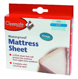 Clippasafe Waterproof Mattress Sheet - Cot Size