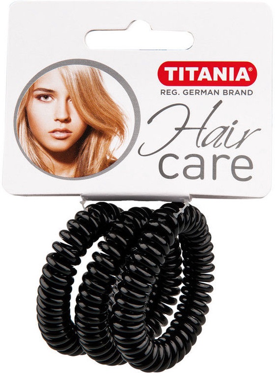 Резинка для волос Titania, черный, 3 шт.