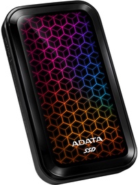 Cietais disks Adata SE770, SSD, 512 GB, melna