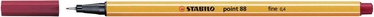 Stabilo Point 88 Fineliner 0.4mm Dark Red 88/50