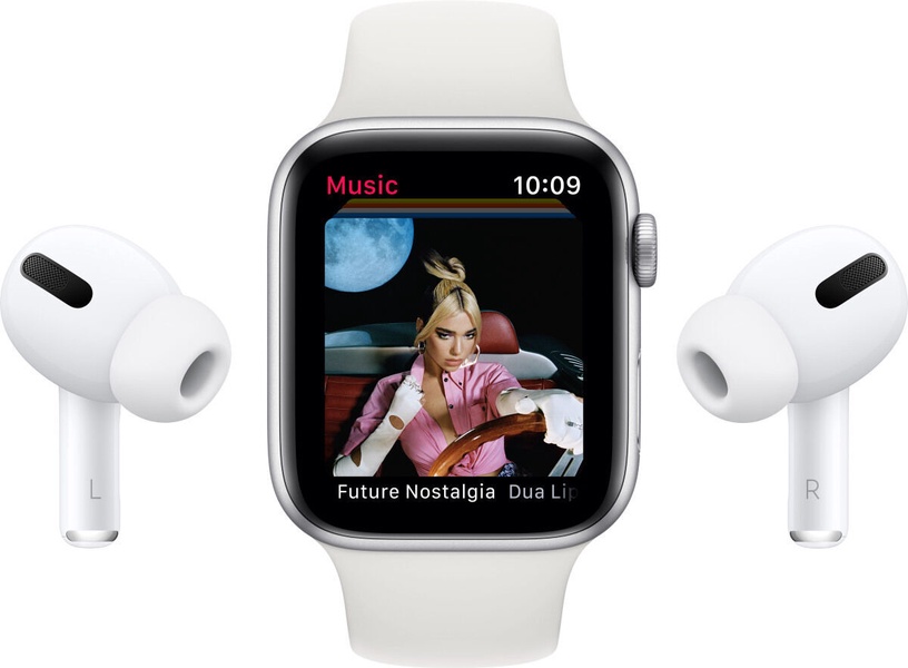 Умные часы Apple Watch SE GPS + Cellular, 44mm, черный