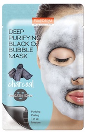 Purederm Deep Purifying Black O2 Bubble Mask Charcoal