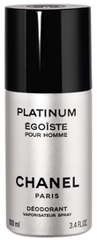 Vyriškas dezodorantas Chanel Platinum Egoiste, 100 ml