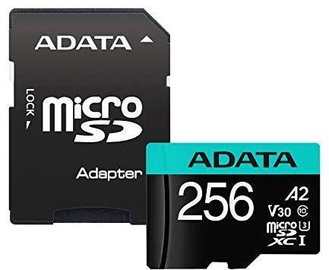 Mälukaart ADATA Premier Pro 256GB microSD UHS-I Class 10