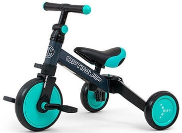 Трехколесный велосипед Milly Mally Optimus Ride On 3in3, синий/черный/серый