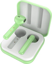 Ausinės Ledwood TWS Airpods Stereo Green, belaidės