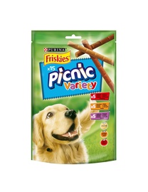Skanėstai šunims Friskies Picnic Variety, su mėsa, 126 gr