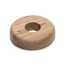 Imloksa Pipe Socket Wood 16mm Oak