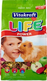 Barība grauzējiem Vitakraft Life Power, jūras cūciņām/pelēm/žurkām, 0.6 kg