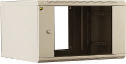 Netrack Wall Cabinet 10" 4.5U/300 mm Glass Grey