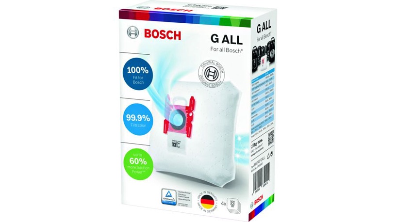 Dulkių siurblio maišelis Bosch BBZ41FGALL, 4 vnt.