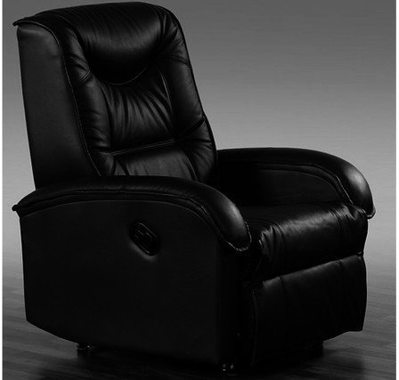 Кресло Jeff V-CH-JEFF-FOT-CZARNY-ECO, черный, 93 см x 85 см x 101 см