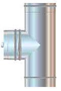 Cordivari Insulated Chimney Pipe T Type 90° D150