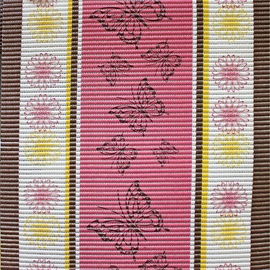 Diana Bath Mat 65x100cm Butterflies