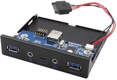 I-Tec 3.5" USB-C / USB 3.0 Front Panel w/Audio