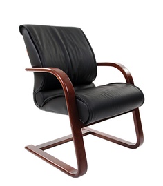 Apmeklētāju krēsls Chairman WD 445 Wood Black