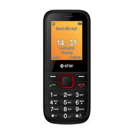 Mobiiltelefon eSTAR X18, punane, 32MB/32MB