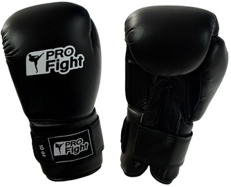 Боксерские перчатки ProFight Skin Dragon, черный, 12 oz