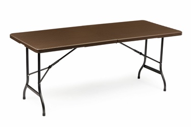 Садовый стол ModernHome Banquet Foldable, коричневый, 180 x 74.5 x 73 см