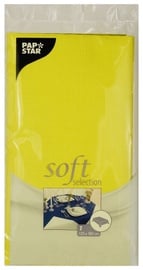 Vienreizējas lietošanas galdauts Papstar Soft, dzeltena/zaļa, 120 x 180 cm