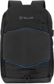 Mugursoma Tellur Illuminated Strip, melna, 15.6"