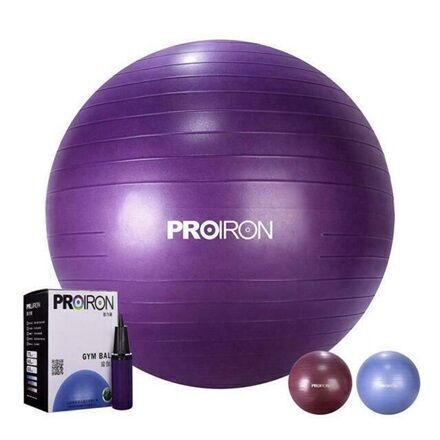Gimnastikos kamuolys ProIron, violetinis, 75 cm