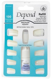 Depend Refill Nail Tips Medium Square