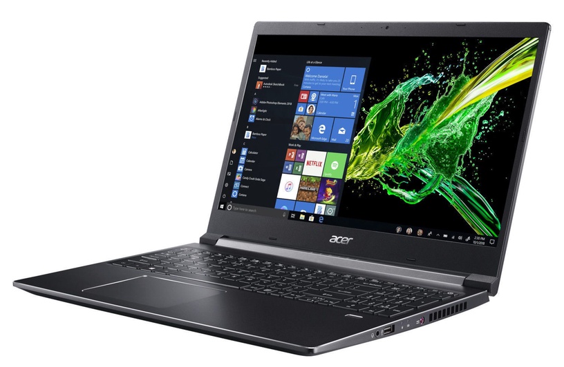 Sülearvuti Acer Aspire 7 NH.Q5SEL.004, Intel® Core™ i5-9300H, 8 GB, 256 GB, 15.6 ", Nvidia GeForce GTX 1050, must