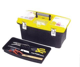 Instrumentu kaste Stanley 1-92-908, 563 mm x 300 mm x 313 mm, melna