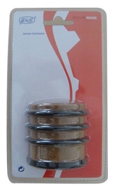Durvju atbalsts James Hardware DS081CC, 71 mm, Ø 66 mm, gumija/koks, ozola
