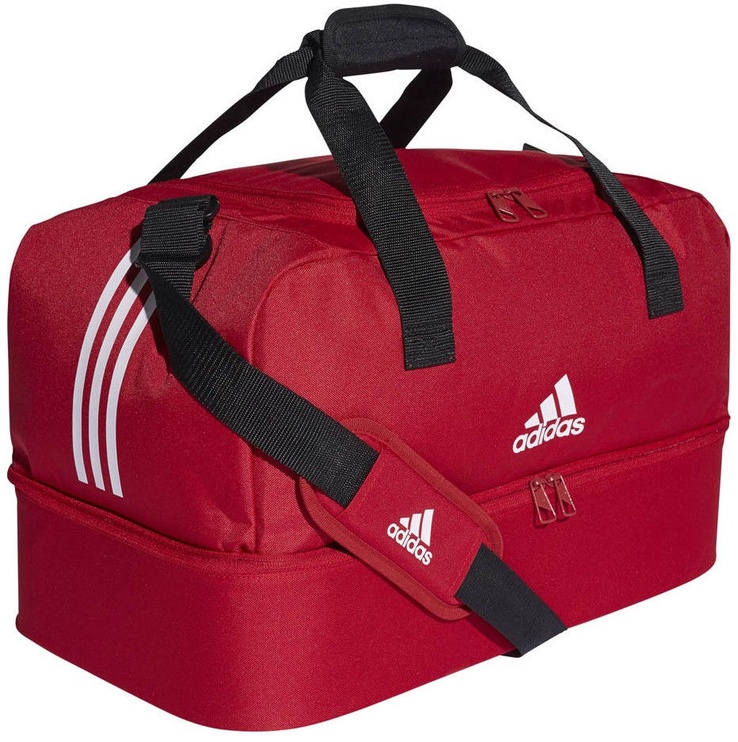 Sporta soma Adidas Tiro Duffel BC, sarkana