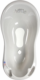 Luppee Bathtub With Plug & Antislip Mat Grey