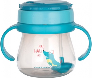 Бутылочка Canpol Babies Cup With Flip Top Straw, 9 мес.