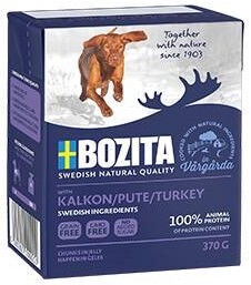Mitrā barība (konservi) suņiem Bozita, tītara gaļa, 0.37 kg